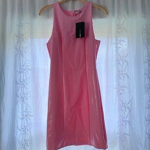 Barbie pink latex dress